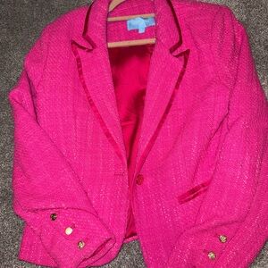 Draper James Vibrant Pink Blazer